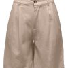 Dame ONLY Shorts | Caro High Waist Shorts - Oxford Tan