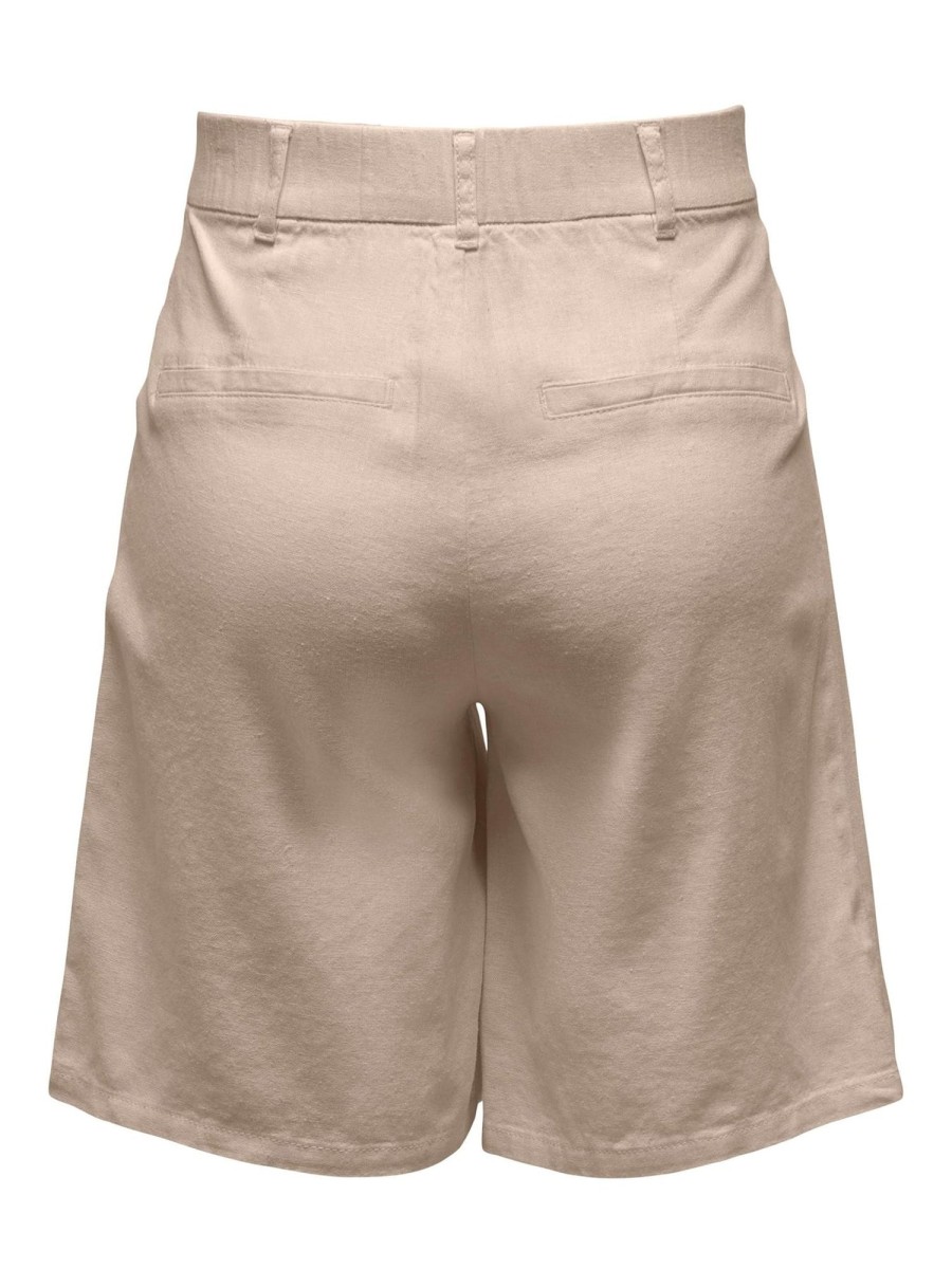 Dame ONLY Shorts | Caro High Waist Shorts - Oxford Tan