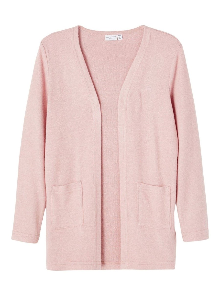 Born Name It Overdele | Victi Knit Cardigan - Pale Mauve