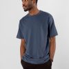 Herre TeeShoppen T-Shirts | Oversized T-Shirt - Harbour Blue