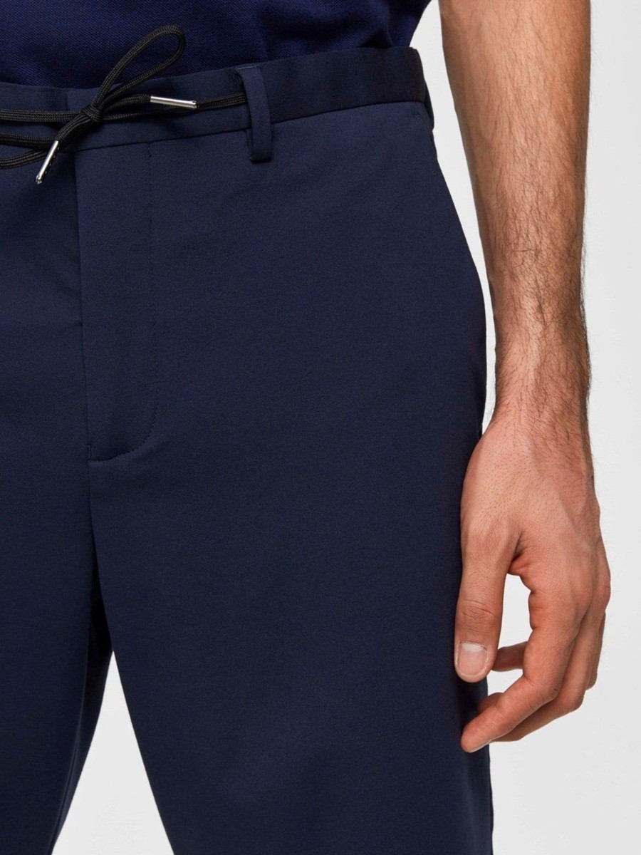 Herre Selected Homme Shorts | Tapered-Air Shorts - Dark Sapphire