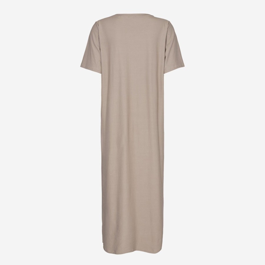 Dame Liberté Kjoler | Alma T-Shirt Dress - Sand