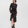 Dame Vero Moda Kjoler | Easy Long Sleeve Shirt Dress - Lilla