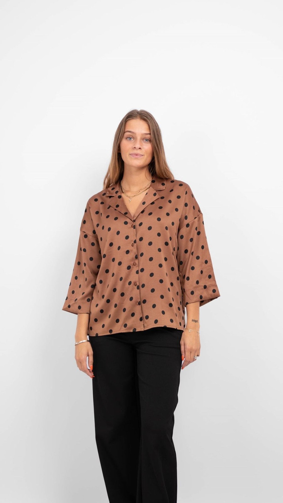 Dame Vero Moda Skjorter & Bluser | Essi 3/4 Skjorte - Aztec