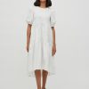 Dame VILA Kjoler | Donna 2/4 Dress - Hvid