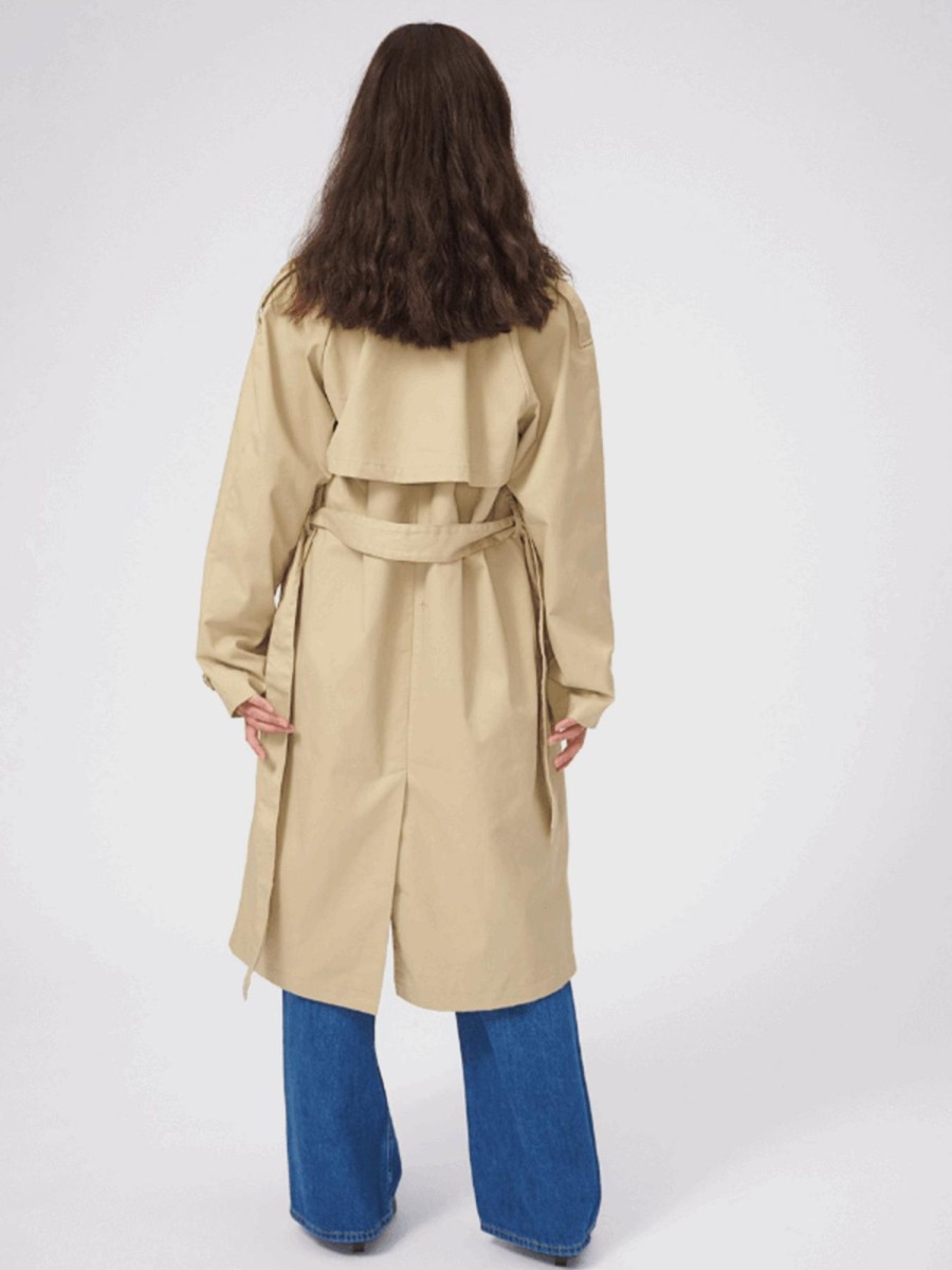 Dame TeeShoppen Jakker & Frakker | Linea Trenchcoat - Beige