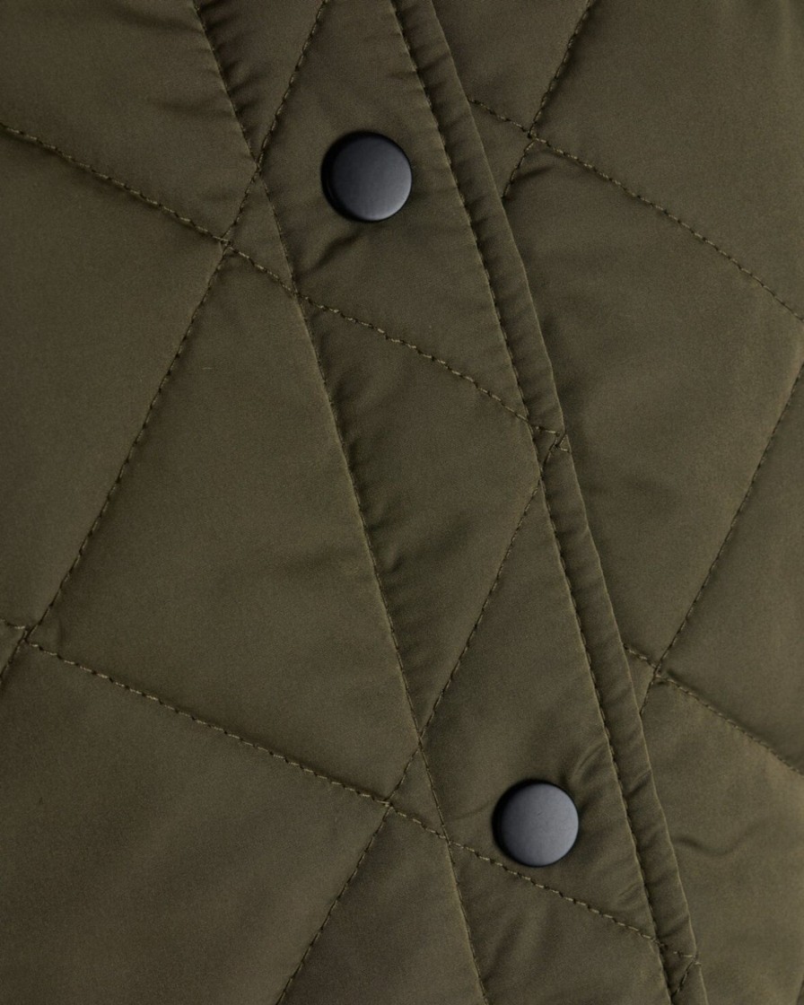 Dame Sisters Point Veste | Daisy Short Quilt Vest - Khaki