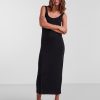 Dame PIECES Kjoler | Kalli Maxi Kjole - Sort