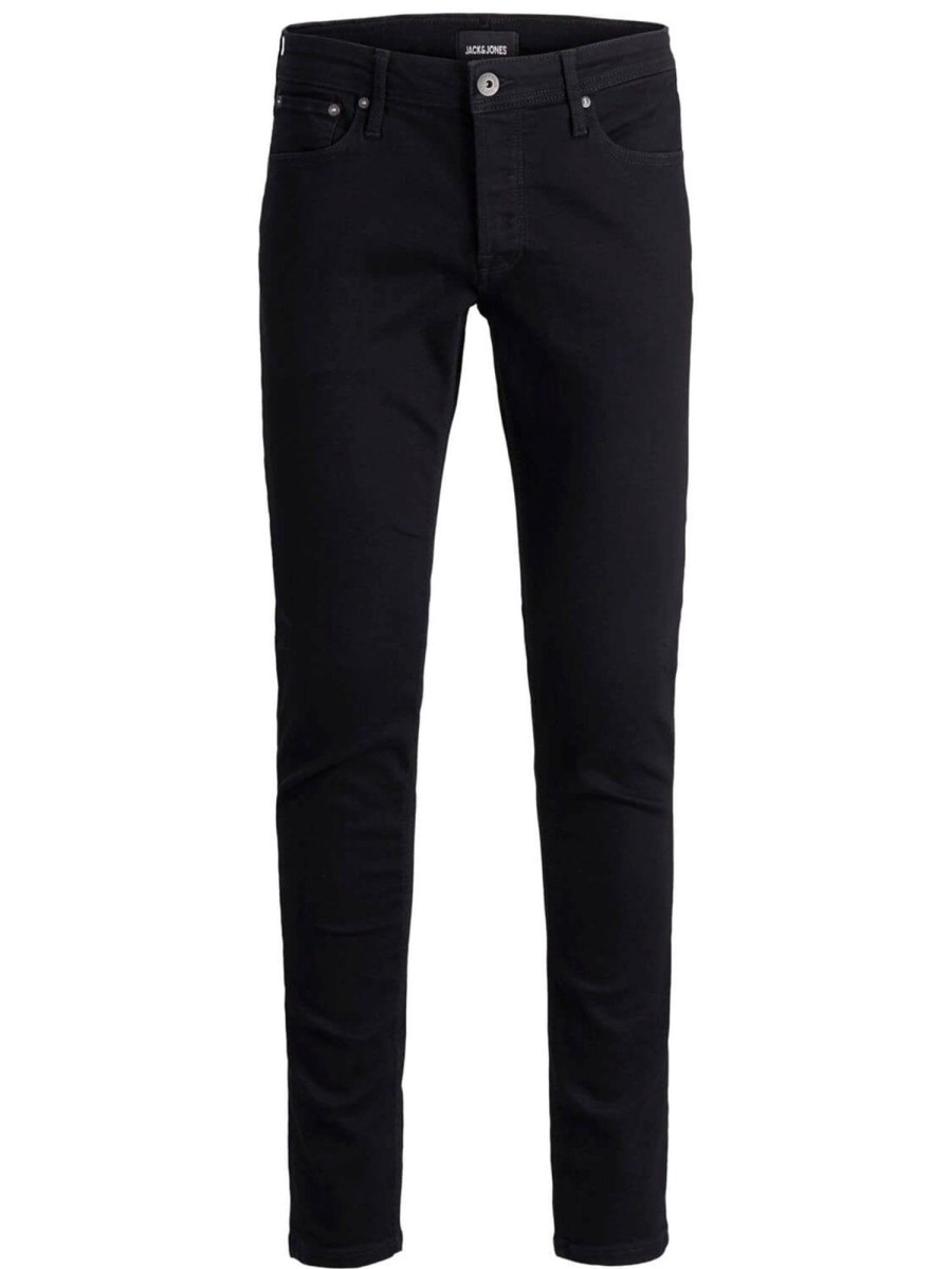 Herre Jack u0026 Jones Jeans | Glenn Stretch Jeans - Sort (Slim Fit)