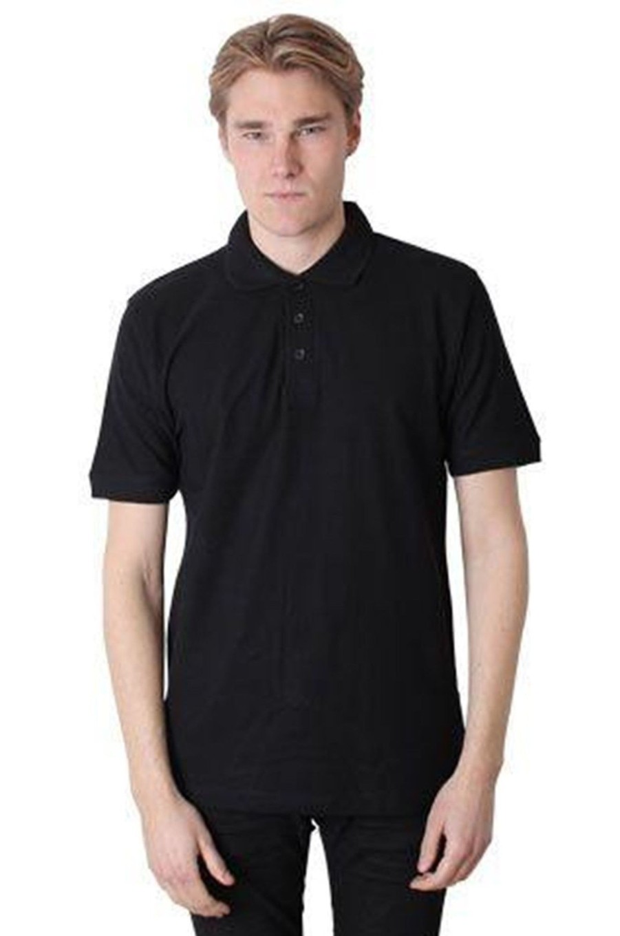 Herre TeeShoppen Poloshirts | Oversized Polo - Sort