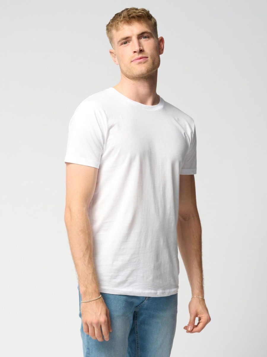 Herre TeeShoppen T-Shirts | Muscle T-Shirt - Hvid