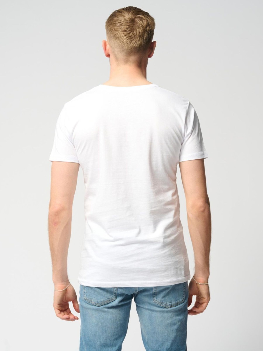 Herre TeeShoppen T-Shirts | Muscle T-Shirt - Hvid