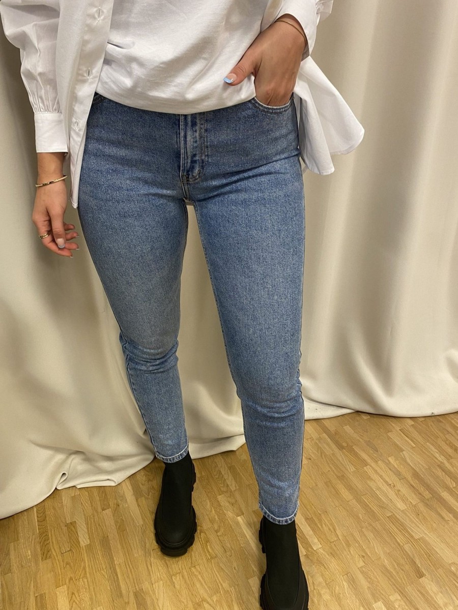 Dame ONLY Jeans | Emily High Waist Jeans - Medium Bla