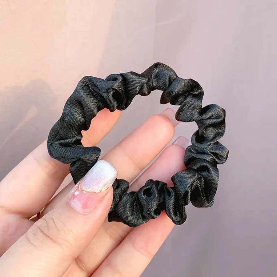 Dame TeeShoppen Har Accessories | Kamilla Scrunchie - Sort