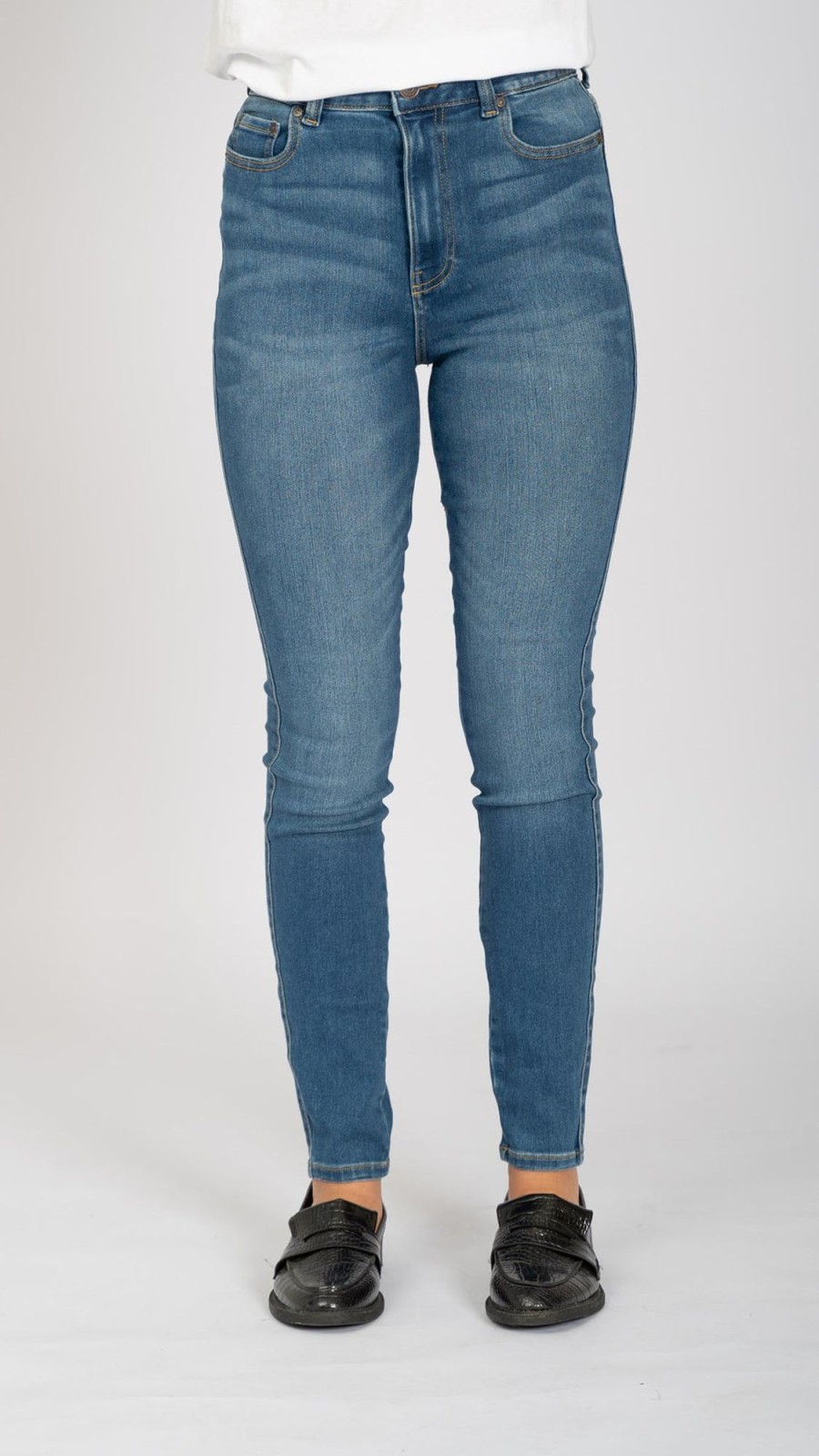 Dame TeeShoppen Jeans | De Originale Performance Skinny Jeans - Light Blue Denim