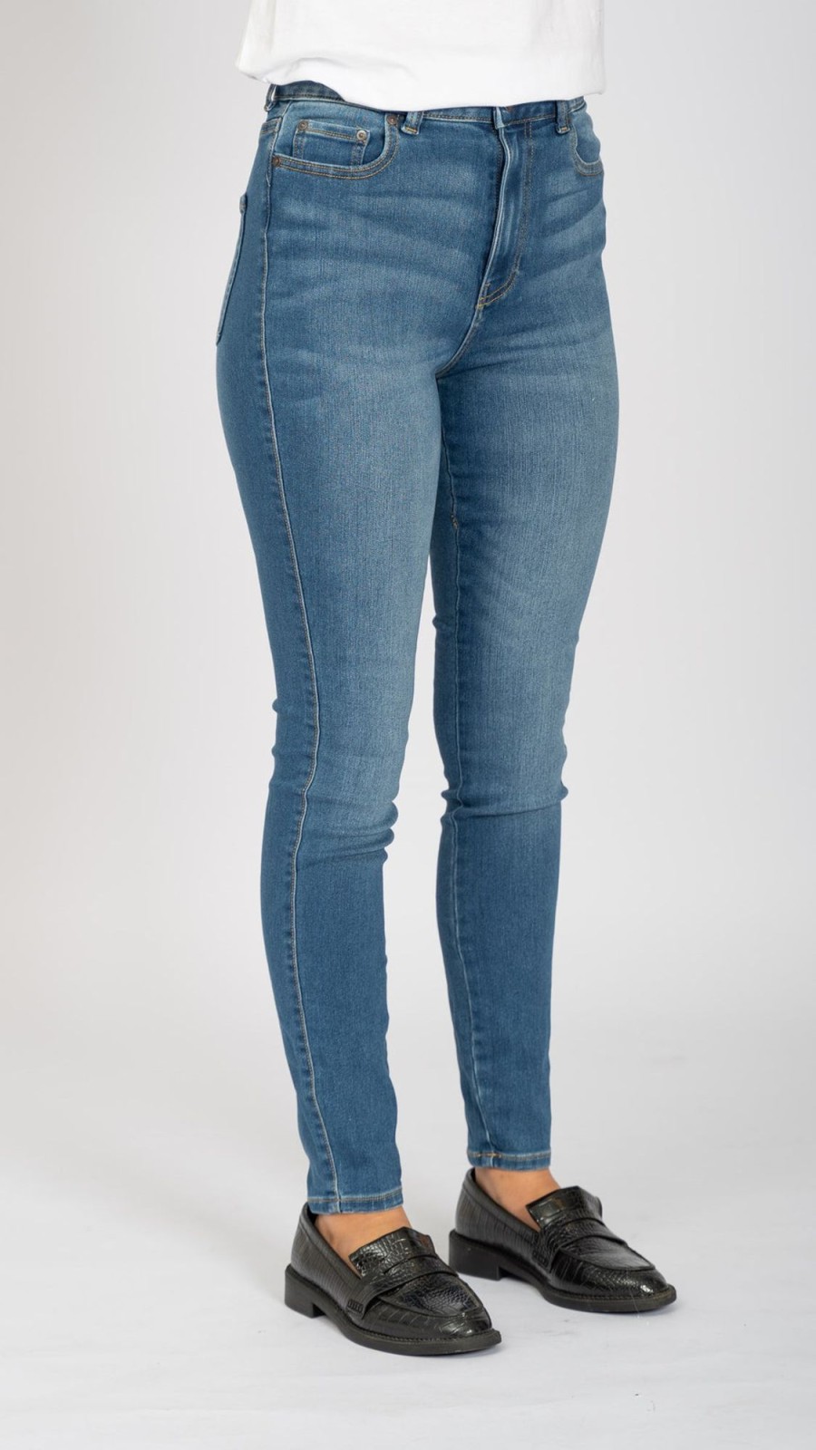 Dame TeeShoppen Jeans | De Originale Performance Skinny Jeans - Light Blue Denim