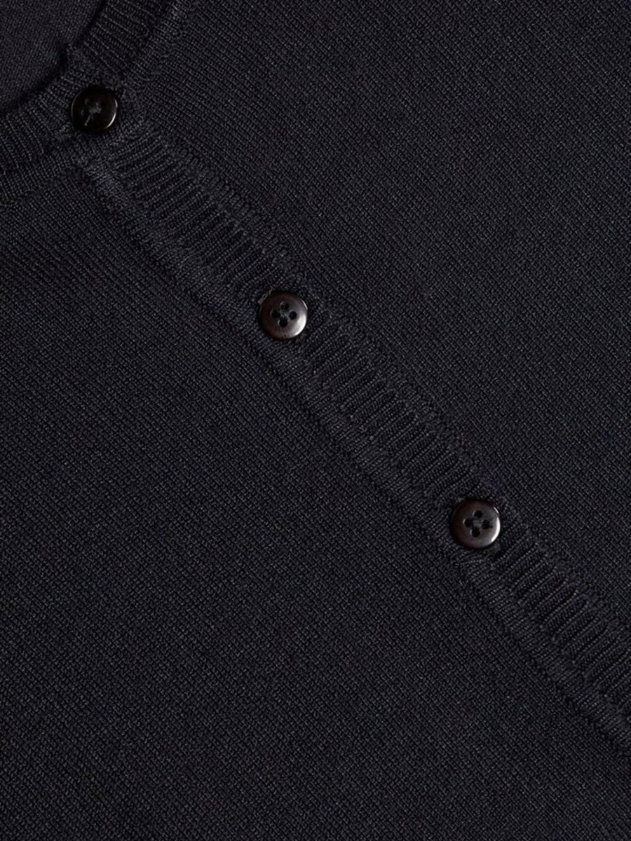 Born Name It Overdele | Strikket Cardigan - Sort