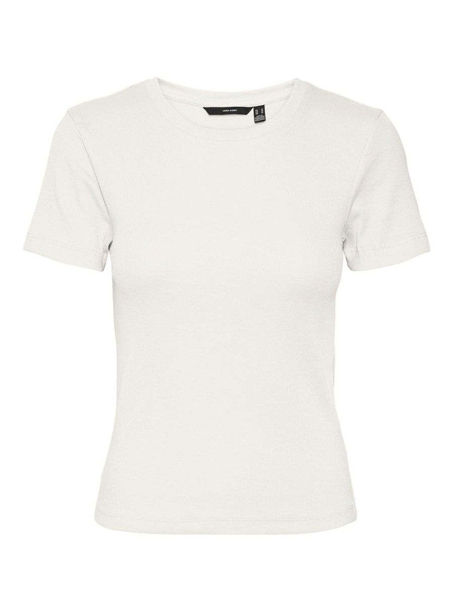 Dame Vero Moda T-Shirts & Toppe | Ezra T-Shirt - Snow White