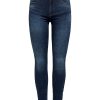 Dame Jacqueline de Yong Jeans | De Originale Performance Jeans - Bla Denim (Mid Waist)