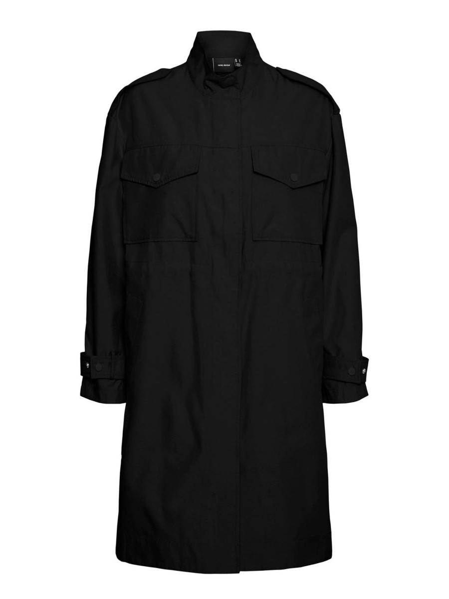 Dame Vero Moda Jakker & Frakker | Luxa Coat - Sort