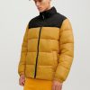 Herre Jack u0026 Jones Jakker & Frakker | Toby Puffer Jakke - Honey Gold