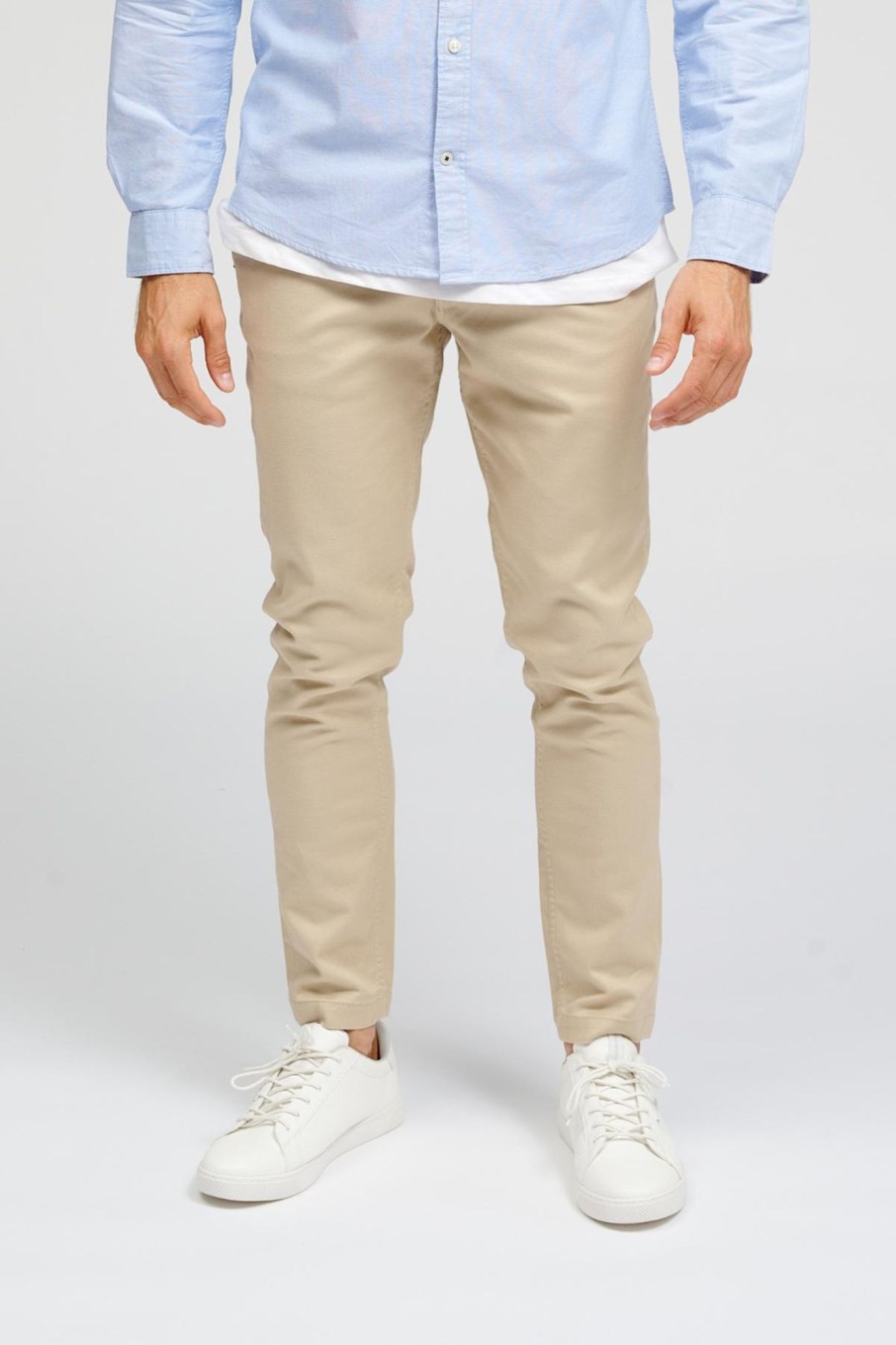 Herre TeeShoppen Performance Pants | De Originale Performance Structure Pants - Beige