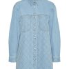 Dame Vero Moda Skjorter & Bluser | Mayla Denim Skjorte - Light Blue Denim