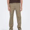 Herre Only u0026 Sons Bukser | Edge Chino Bukser - Chinchilla