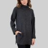 Dame ONLY Strik | Tatiana Roll Neck Pullover - Morkegra