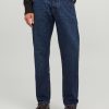 Herre Jack u0026 Jones Jeans | Chris Loose Jeans - Blue Denim