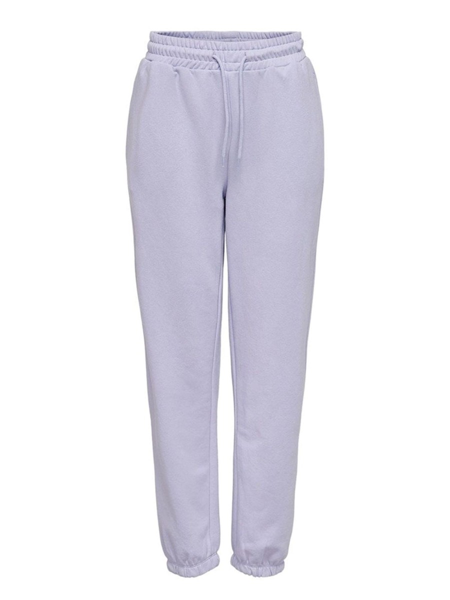 Dame ONLY Bukser | Comfy Sweatpants - Pastel Lilla