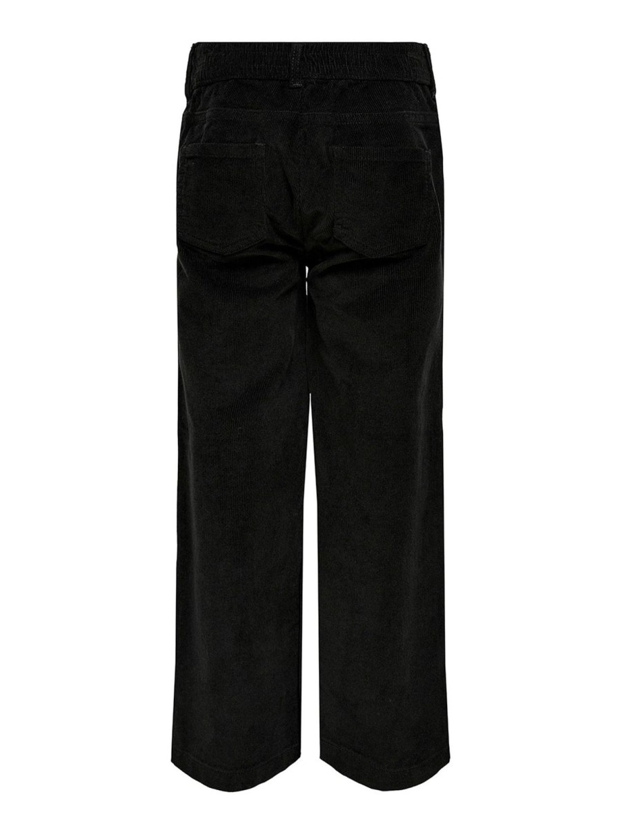 Born Kids Only Bukser | Vera Cord Wide Pants - Sort