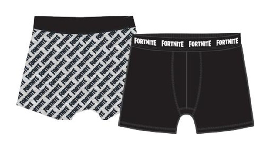 Born Name It Undertoj | Fortnite Tights 2 Pak - Black/Grey Melange