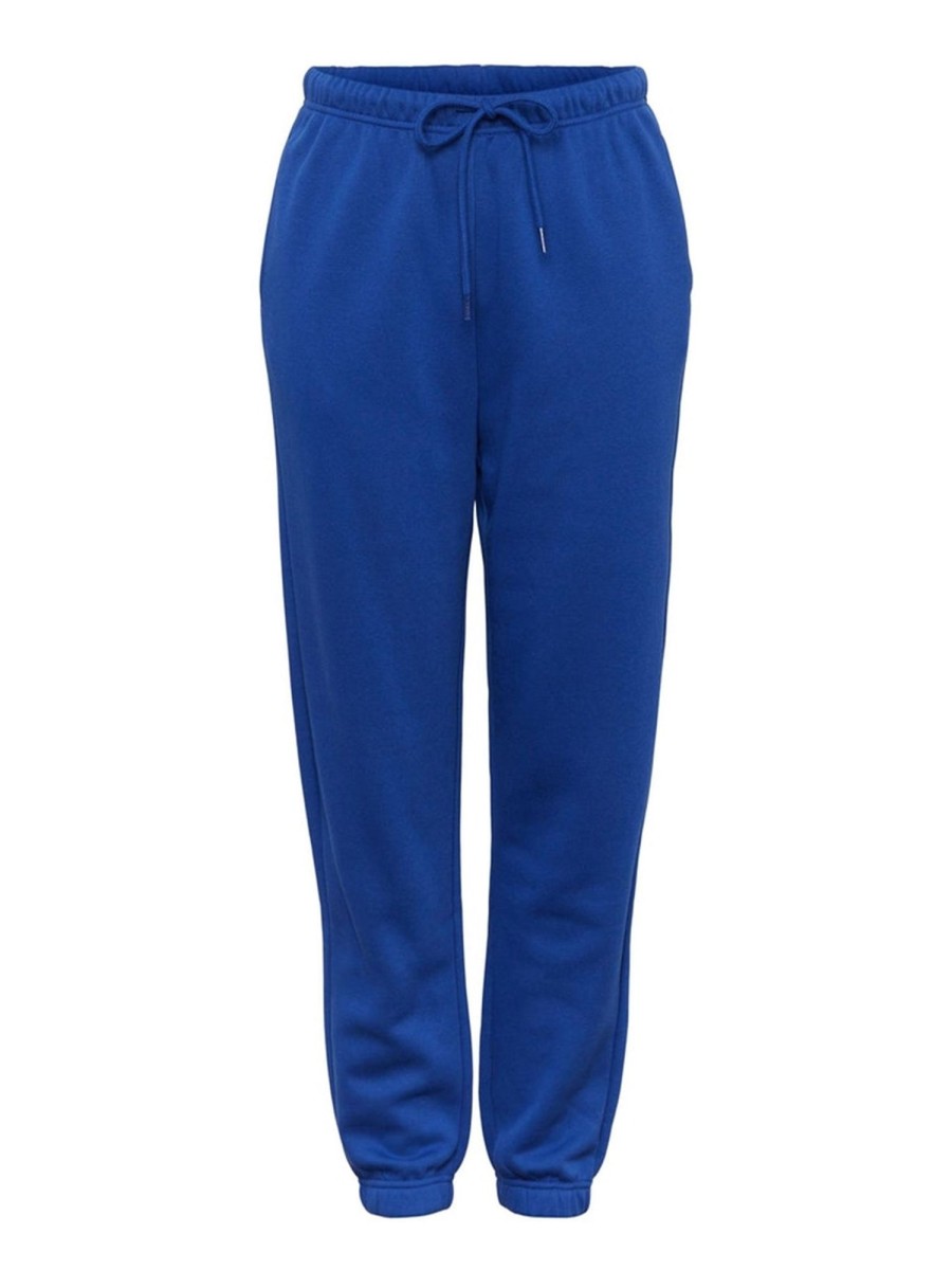 Dame PIECES Bukser | Chilli Sweatpants - Mazarine Blue