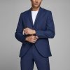 Herre Jack u0026 Jones Blazere | Klassisk Blazer Slimfit - Medieval Blue