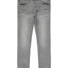 Born Name It Underdele | Skinny Fit Jeans I Okologisk Bomuld - Gra Denim