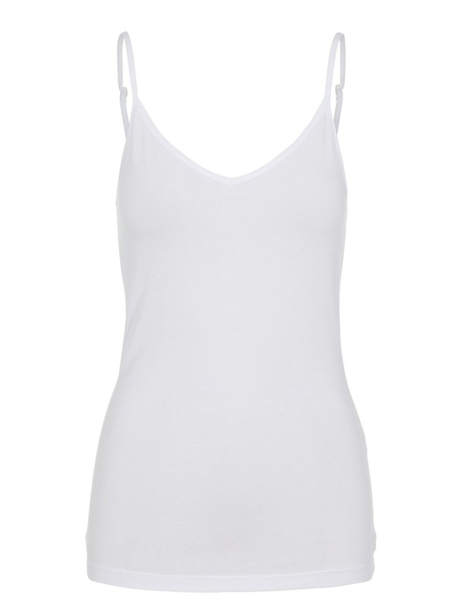 Dame PIECES Undertoj & Stromper | Sirene Singlet - Hvid