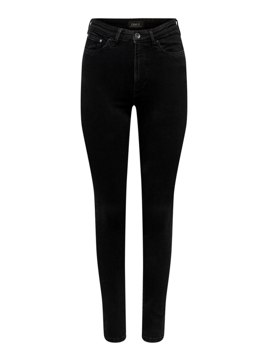 Dame ONLY Jeans | Iconic Hojtaljet Jeans - Sort