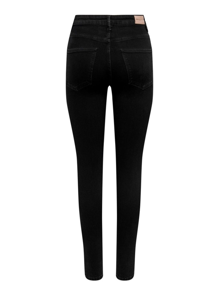 Dame ONLY Jeans | Iconic Hojtaljet Jeans - Sort