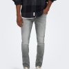 Herre Only u0026 Sons Jeans | Loom Slim Grey Jeans - Gra