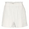 Dame Vero Moda Shorts | Natali High Waist Shorts - Snow White