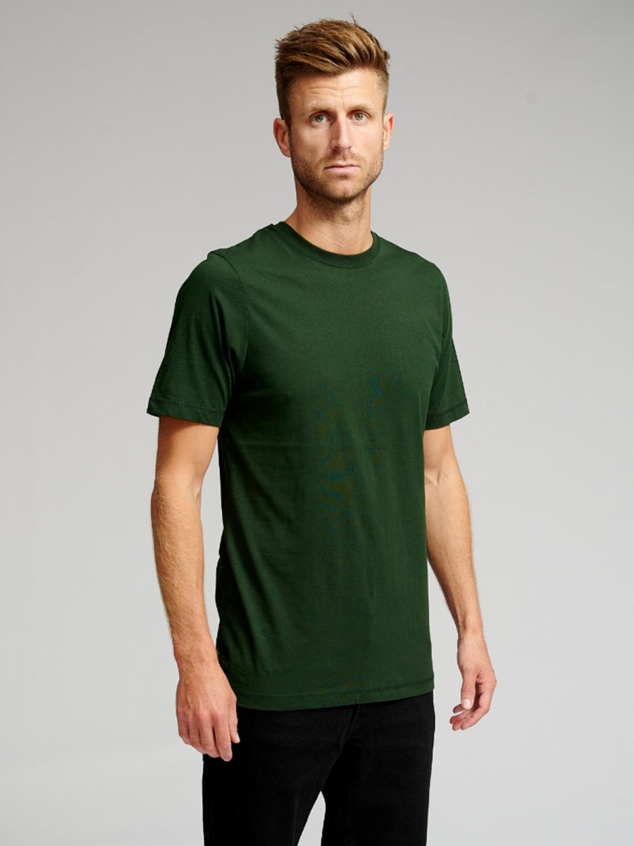 Herre TeeShoppen T-Shirts | Basic T-Shirt - Morkegron