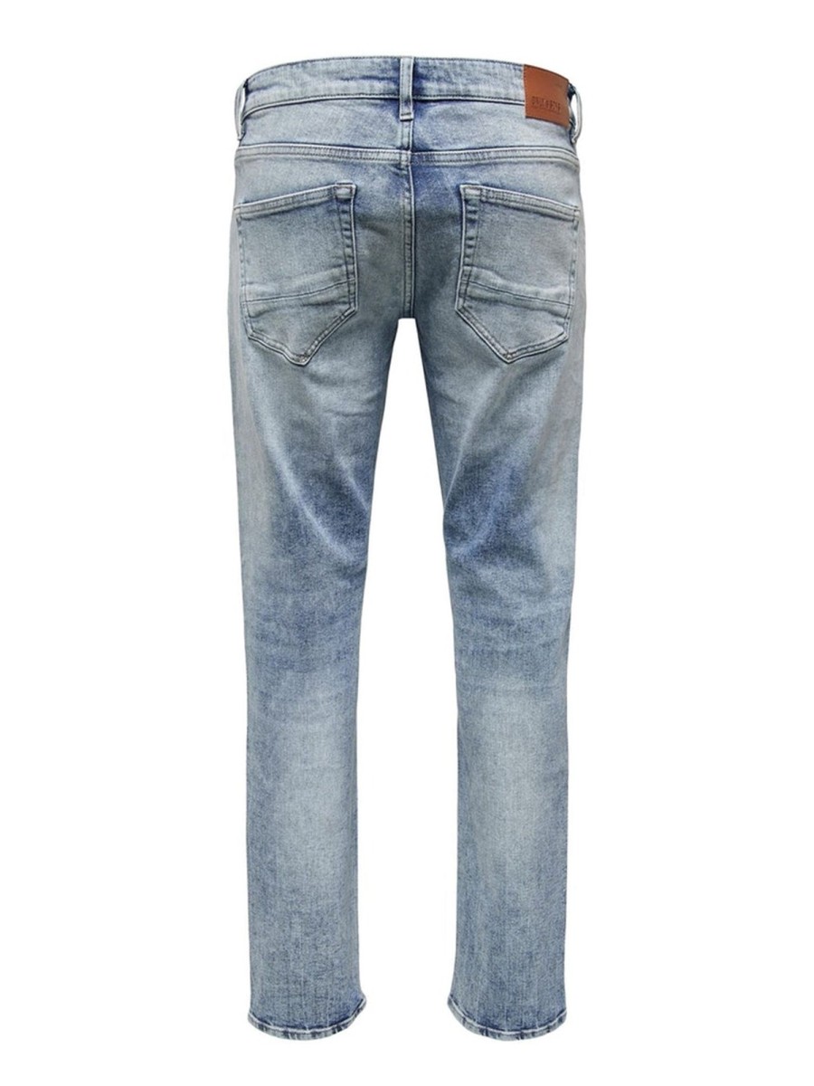 Herre Only u0026 Sons Jeans | Weft Reg Bla Jeans - Blue Denim