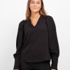 Dame Vero Moda Skjorter & Bluser | Melba Bluse - Sort