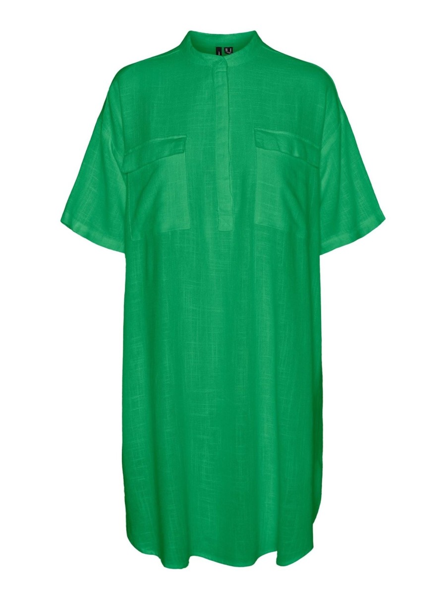 Dame Vero Moda Kjoler | Line Mini Kjole - Bright Green