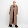 Dame ONLY Jakker & Frakker | Isabelle Long Trenchcoat - Walnut