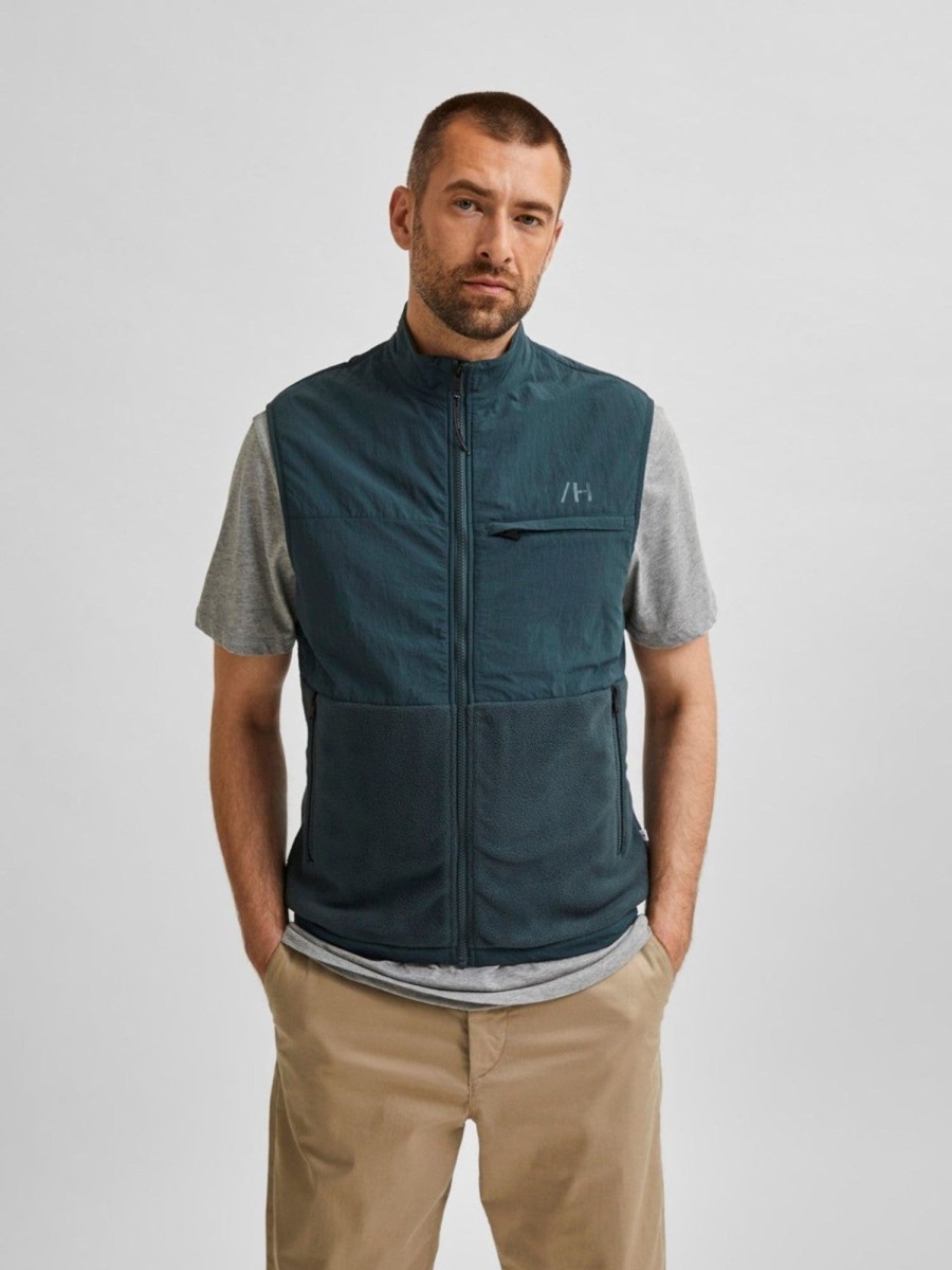 Herre Selected Homme Jakker & Frakker | Nohr Fleece Vest - Urban Chic