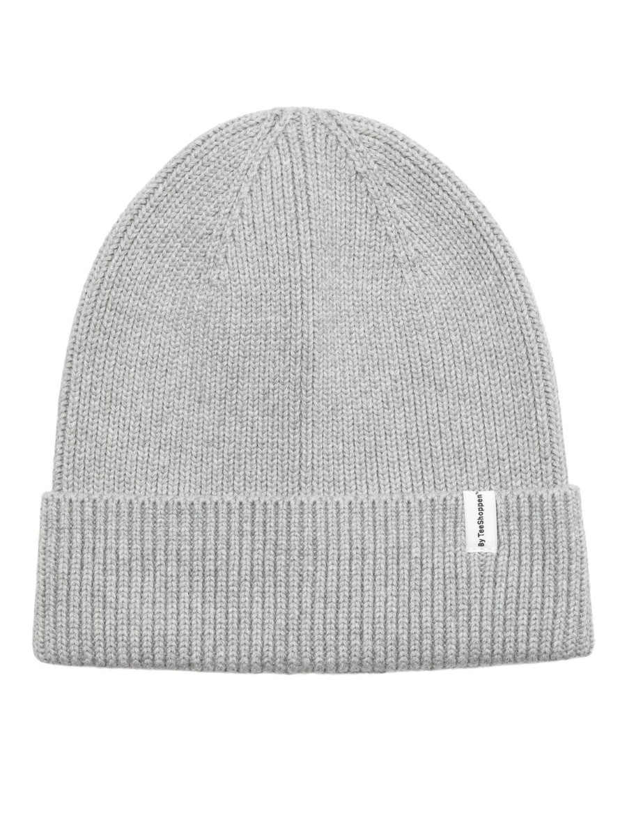 Herre TeeShoppen Caps & Hatte | Basic Beanie - Lysegra Meleret