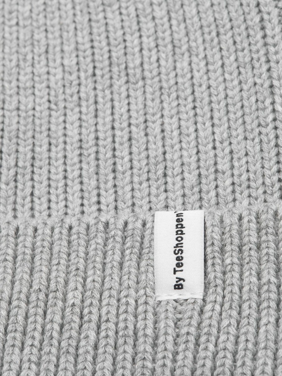 Herre TeeShoppen Caps & Hatte | Basic Beanie - Lysegra Meleret