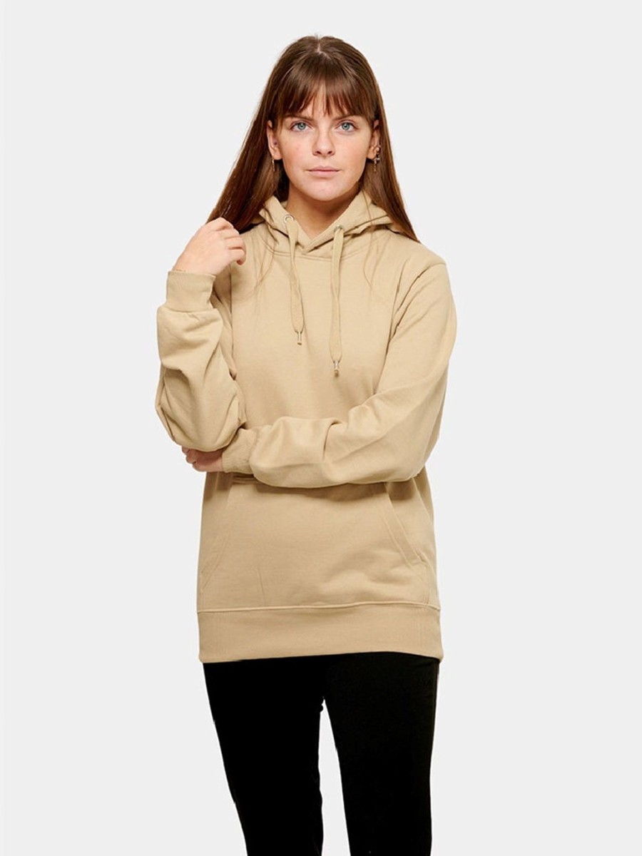 Dame TeeShoppen Trojer | Oversized Hoodie - Sand